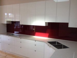 glass installed raspberry colour